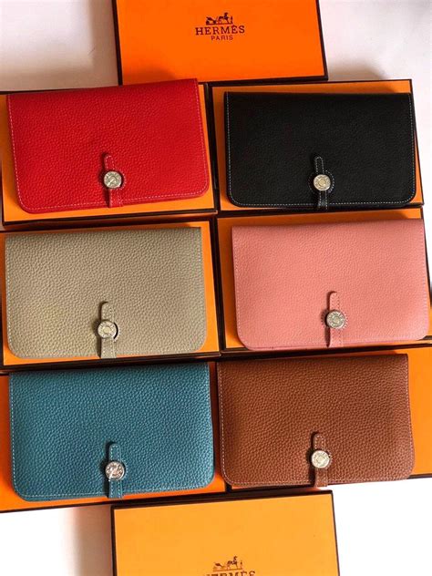 hermes paris leather wallet